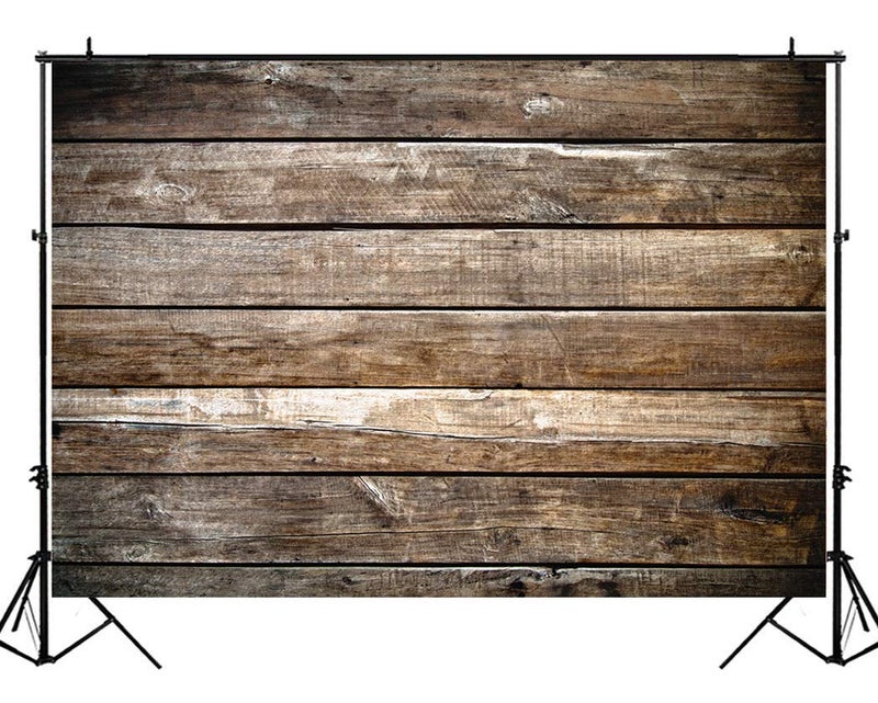 LTLYH 7x5ft Rustic Photography Backdrop Brown Wood Background Photo Backdrop Newborn Kid Baby Bridal Shower Banner Photoshoot Portrait Studio Props A079 - Image 3